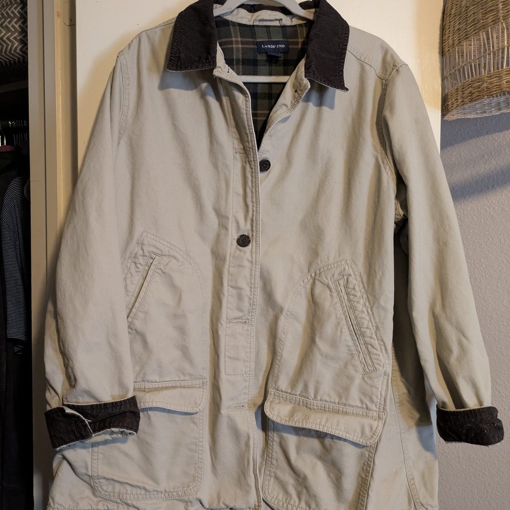 Lands' End Beige Men's Jacket